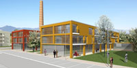 Viale interno alle future costruzioni